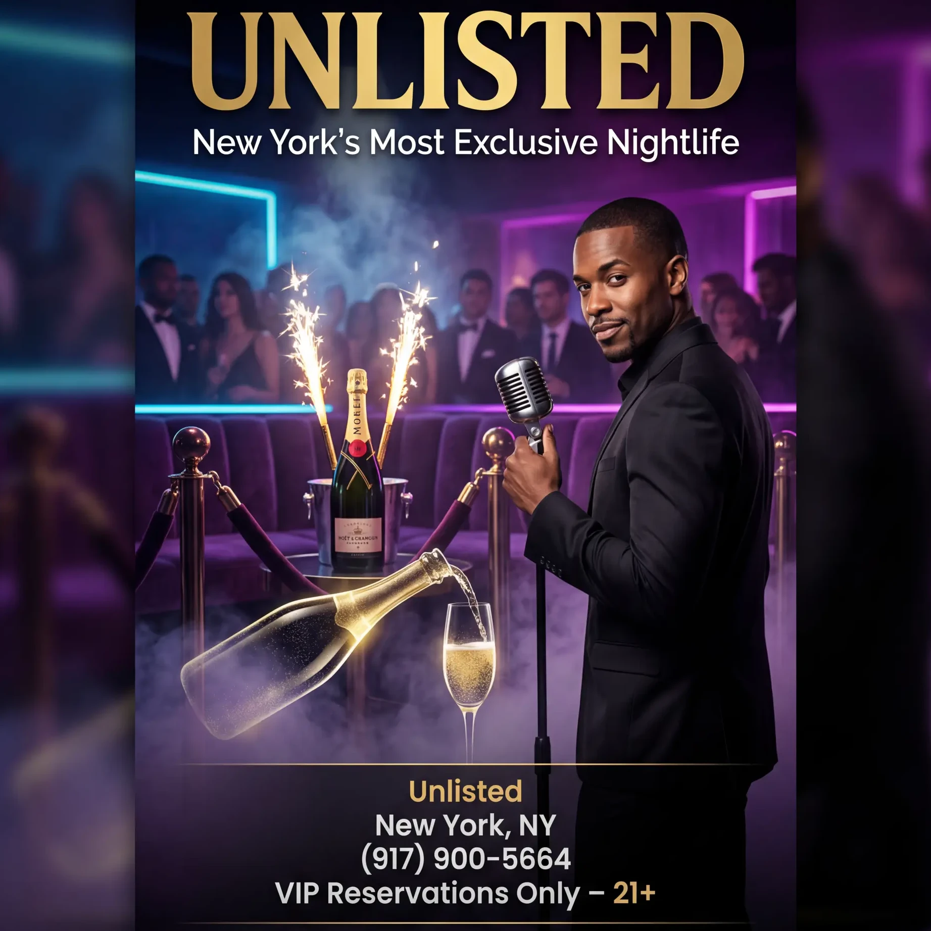 Unlisted Nightlife Cinematic Flyer